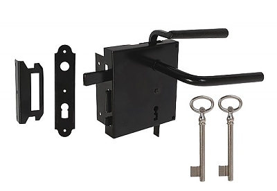 Брава за порта външен монтаж  лява