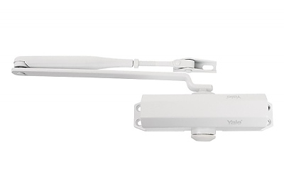 Автомат за врата Assa-Abloy Yale MP522 80кг с рамо бял.