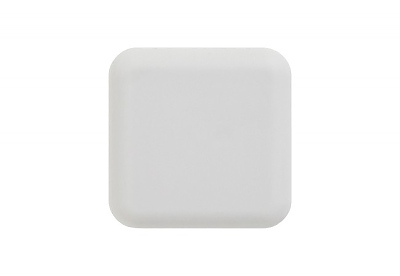 Самозалепващ стопер, гумен квадрат, 44x44x10 mm бял