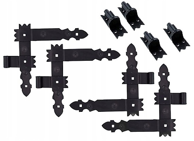 К-кт панта за врата 300/400 черна 4бр.