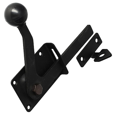 Градинско резе за порти, портали - черно