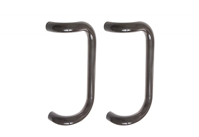 Алуминиева дръжка за алуминиева или PVC врата L-300 мм, двустранна кафява