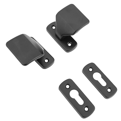 Дръжка за врата - двустранно пасивна - черна