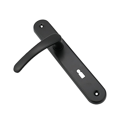 Дръжка за врата Q4B  90 об.ключ черна