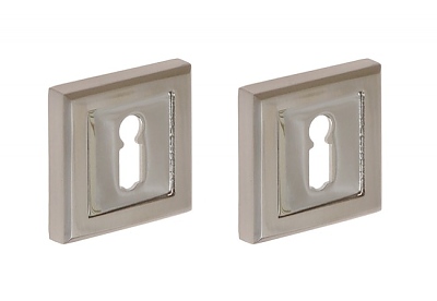 Розетка об. ключ ABIES никел сатен