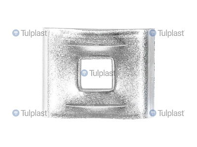 Универсален  метален държач за ограда квадратен с винт 5,5х32