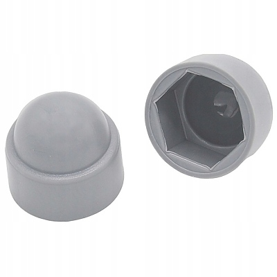 PVC капи за болт, сиви