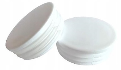 Кръгли тапи PVC бели