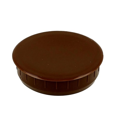 Тапа за отвор фи 35 на мебелна панта, тъмнокафяв  RAL8016